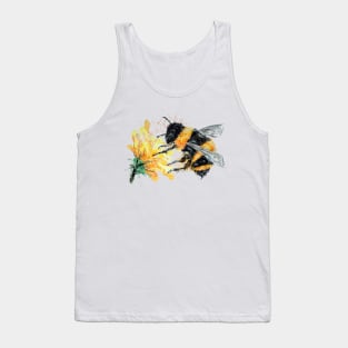 Bumble Bee collecting Pollen Tank Top